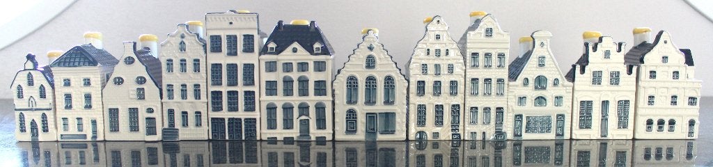 12 KLM (BOLS) huisjes, Ophalen of Verzenden, Zo goed als nieuw, 1 t/m 20, Gevuld