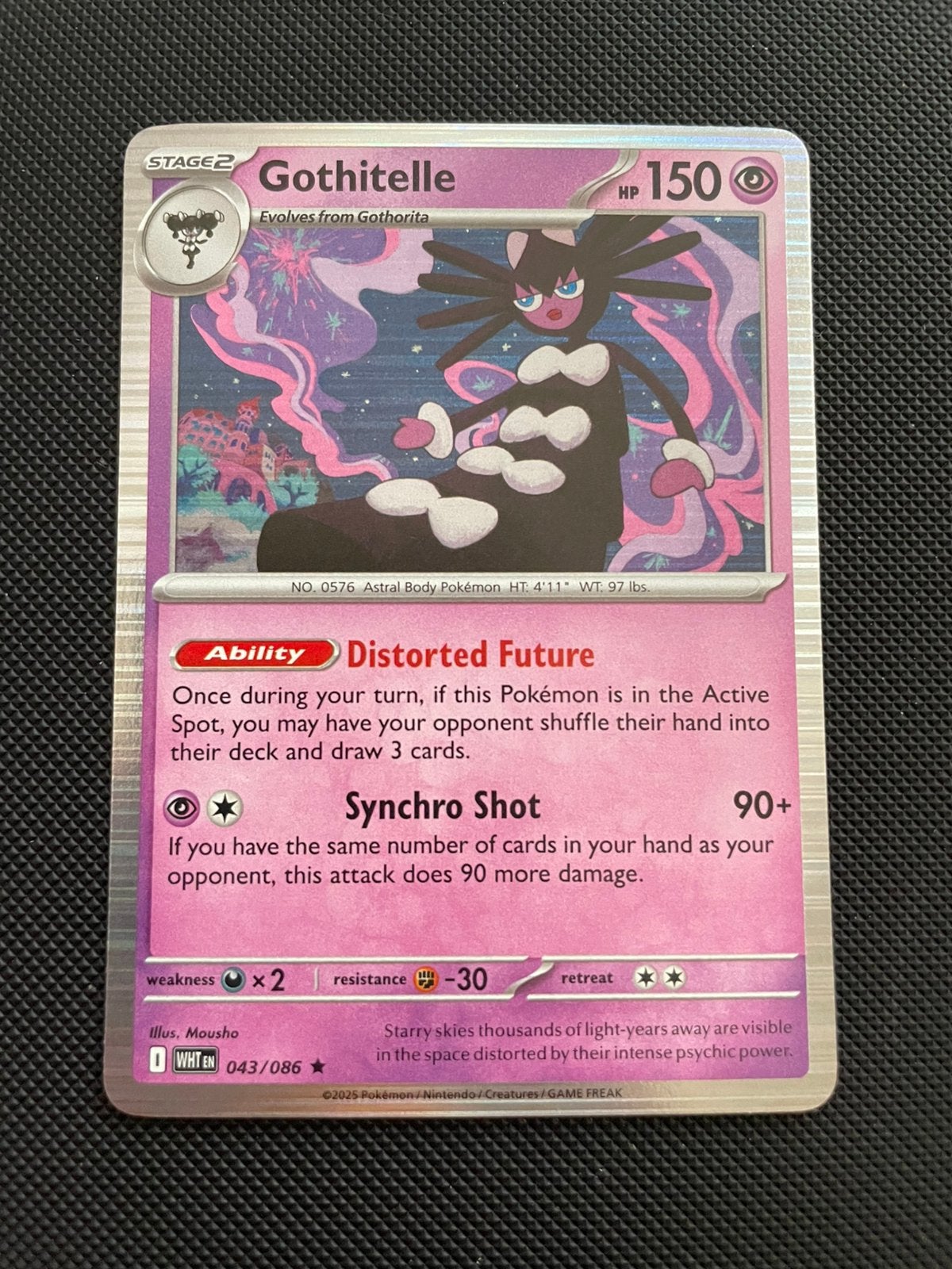 Gothitelle 043/086 Rare Holo White Flare Packfresh, Verzenden, Zo goed als nieuw