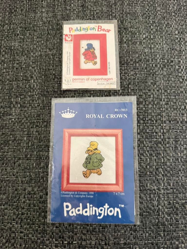 Paddington Bear Royal Crown borduurpakket borduren pakket, Ophalen of Verzenden, Nieuw, Borduurpakket