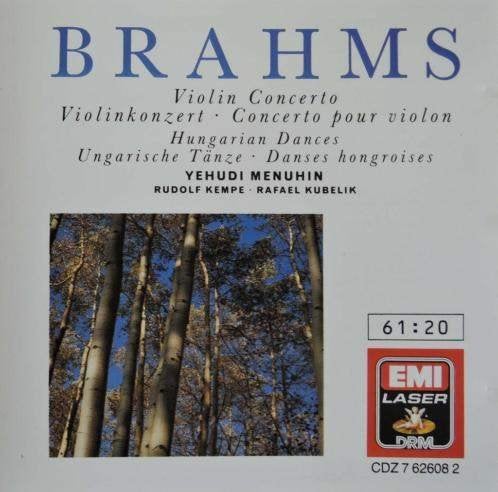 Brahms / Vioolconcerto ea - Menuhin/Berliner Philharm/Kempe, Ophalen of Verzenden, Romantiek, Zo goed als nieuw, Orkest of Ballet