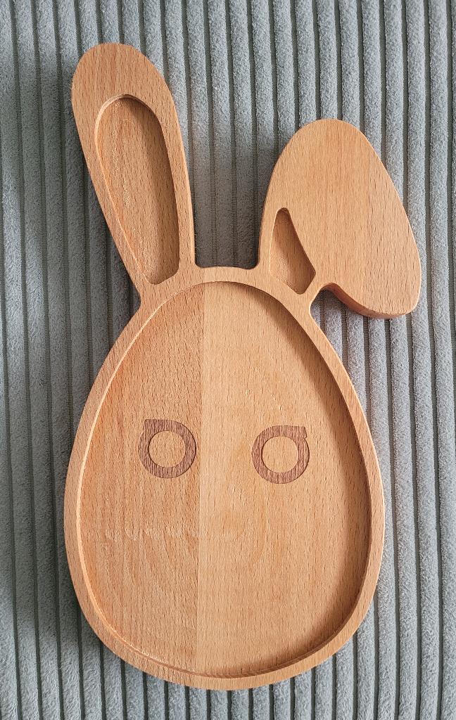 Plank Paashaas borrelplank, beuken 30X17x2cm, Diversen, Pasen, Ophalen of Verzenden, Nieuw
