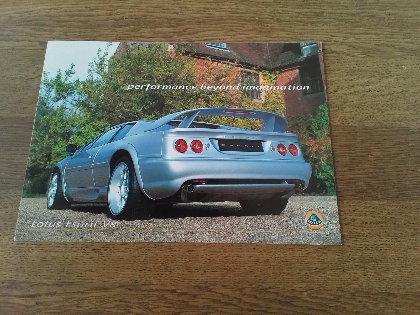 Folder Lotus Esprit V8, Ophalen of Verzenden, Zo goed als nieuw, Overige merken