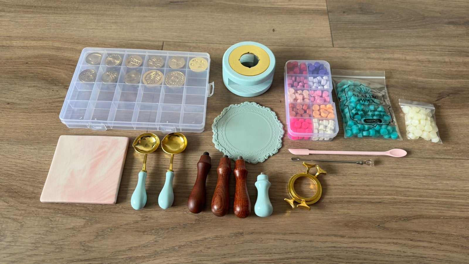 Seal wax set NIEUW/ZGAN, Ophalen of Verzenden, Zo goed als nieuw, Knutselwerk, Overige merken