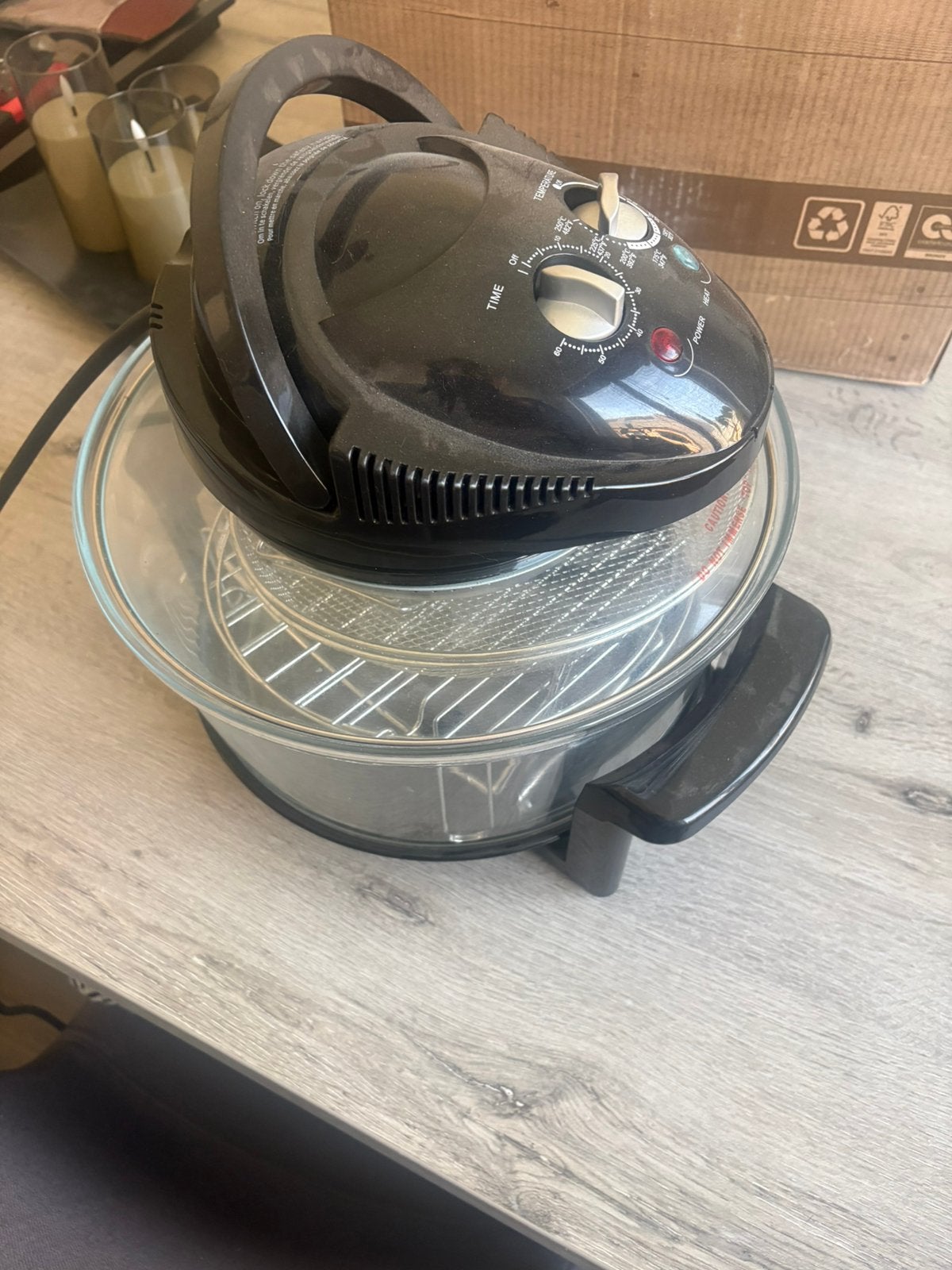 Halogeenoven, Ophalen, Zo goed als nieuw, 45 tot 50 cm