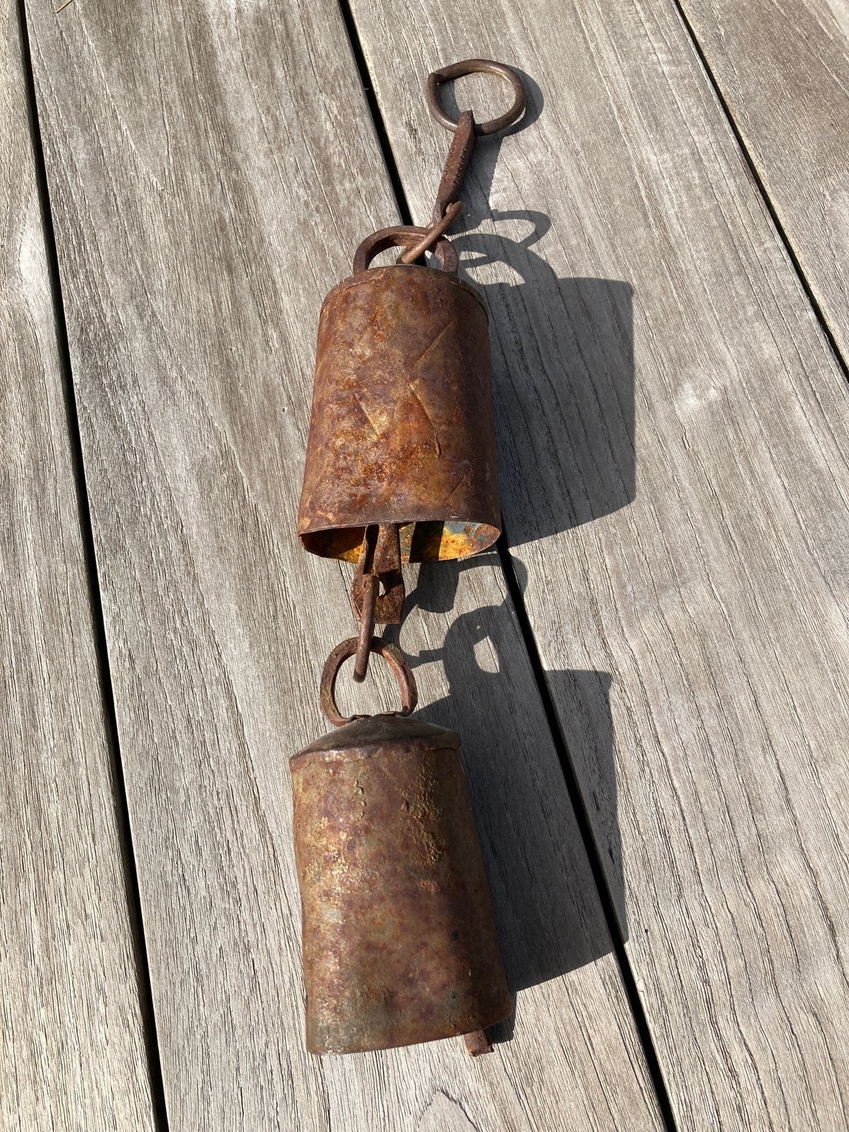 Oude Geiten bellen halsbandbellen decoratie, Ophalen of Verzenden