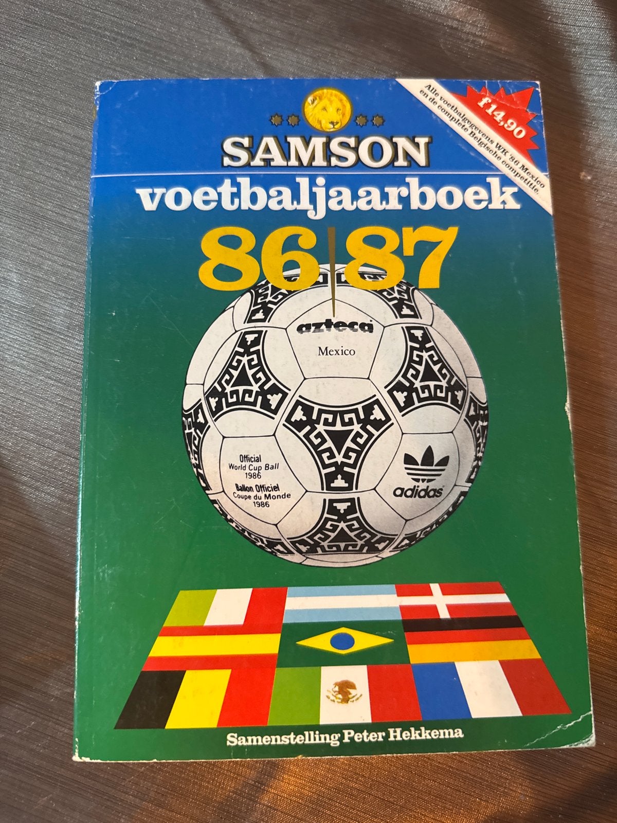 Samson Voetbaljaarboek 86/87 - WK Mexico & Belgische Competi, Ophalen of Verzenden, Gelezen, Overige sporten