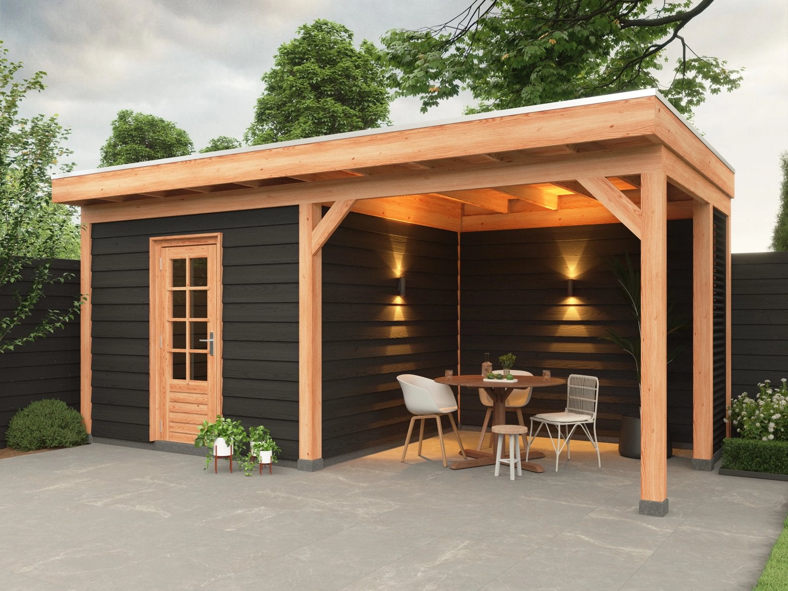 Plaatsen overkapping op maat, Tuin en Terras, Ophalen, Nieuw, Veranda