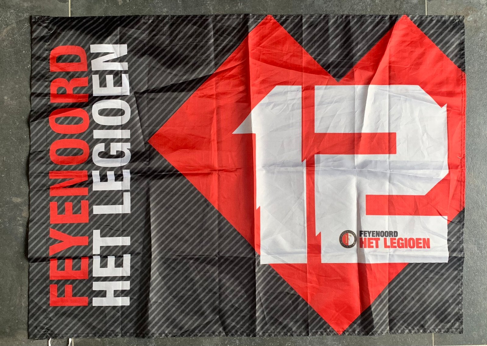 Feyenoord: Het Legioen (12) Vlag, Verzamelen, Ophalen of Verzenden