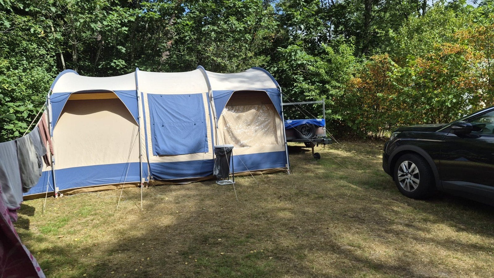 Vrijbuiter Idaho 6: Ruime 6-persoons tent met dakramen, Caravans en Kamperen, Tenten, Ophalen, Gebruikt