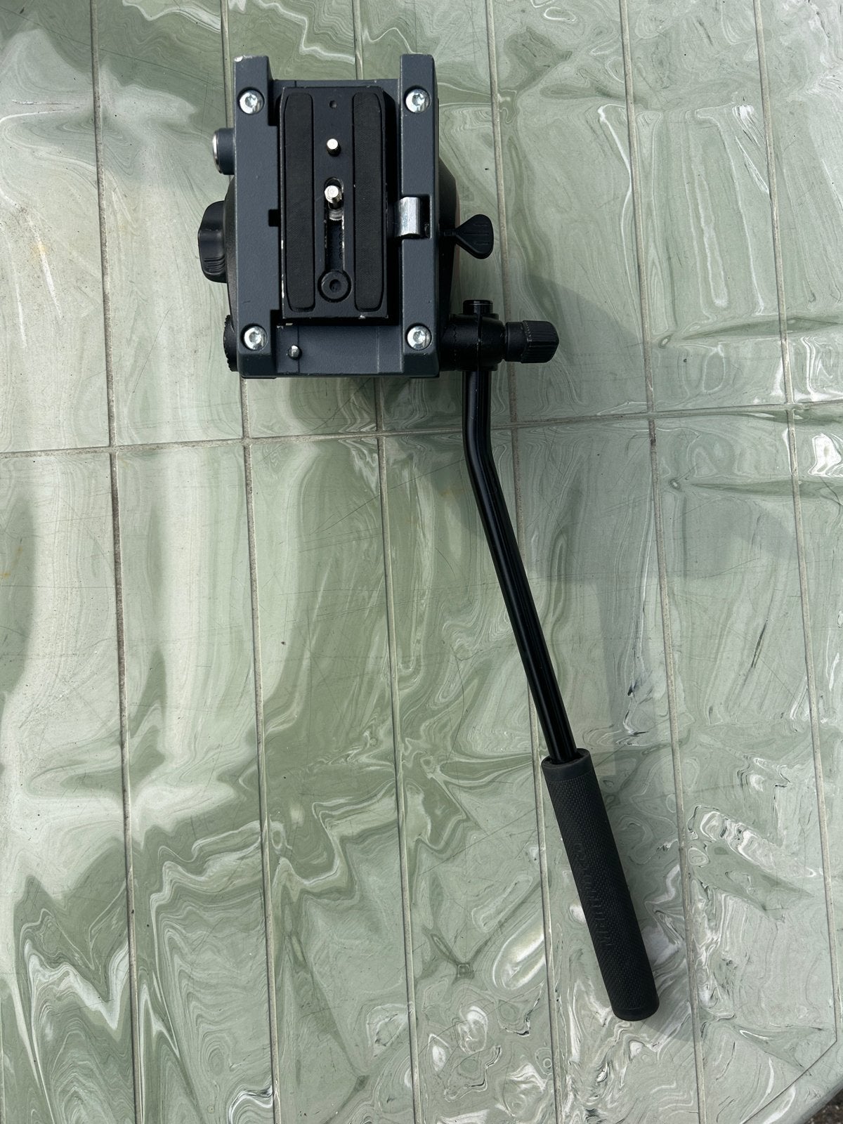 Manfrotto MVH500AH Fluid Drag Systeem Videokop, Manfrotto, Statief, Ophalen of Verzenden, Gebruikt