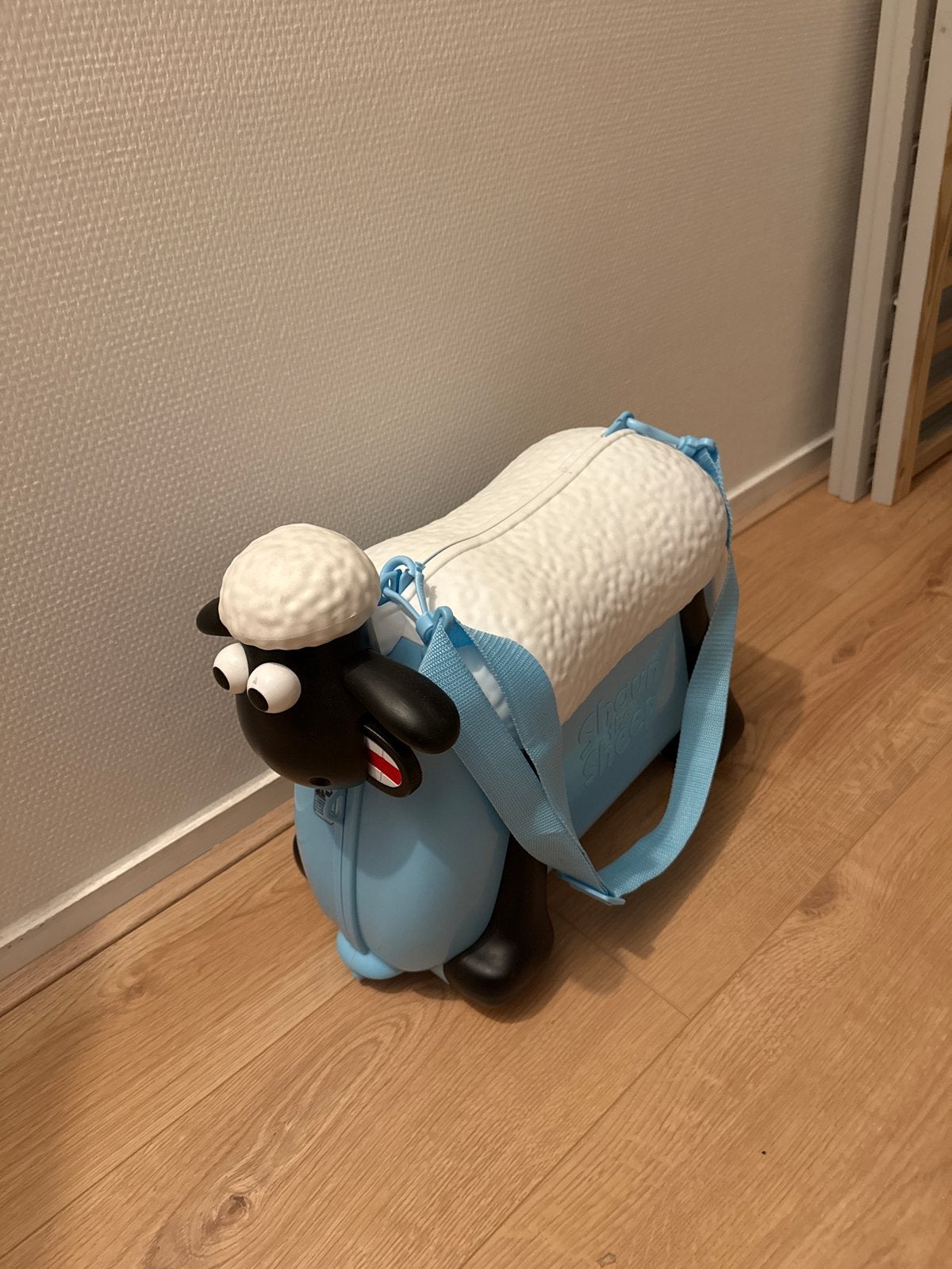 Shaun het Schaap Kinderkoffer, 40 tot 60 cm, Gebruikt, 20 tot 30 cm, Blauw