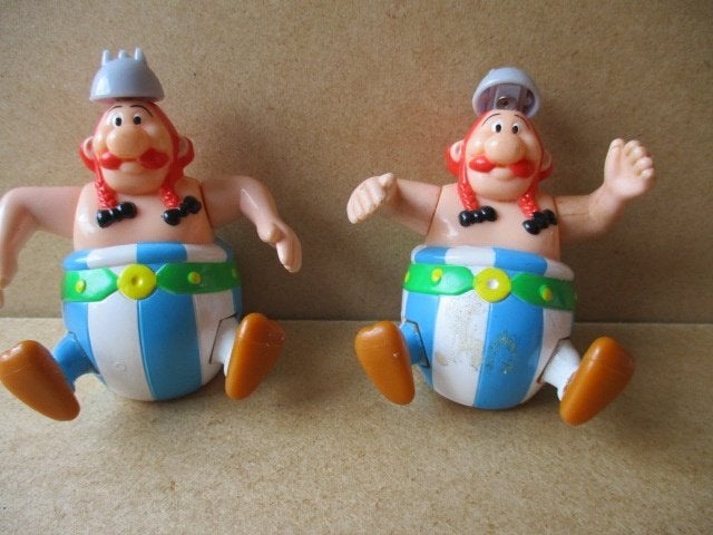 adv10853 asterix poppetje 1, Verzamelen, Ophalen, Asterix en Obelix, Gebruikt, Beeldje of Figuurtje