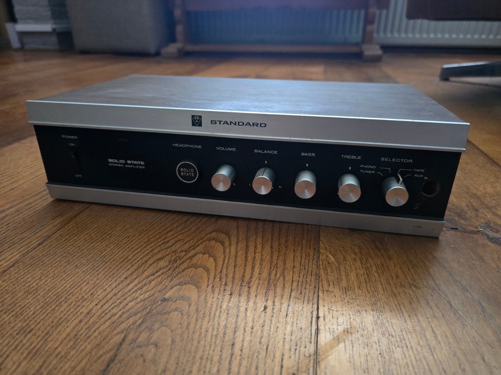 SR - Solid State - versterker - jaren 60, Overige merken, Gebruikt, Ophalen of Verzenden, 60 tot 120 watt