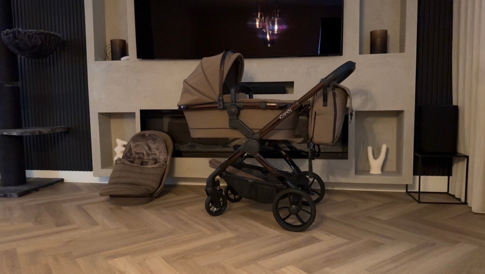 iCandy Peach 7 Kinderwagen Coco 2in1 (complete bundel), Zo goed als nieuw, Combiwagen, Met autostoeltje, Ophalen
