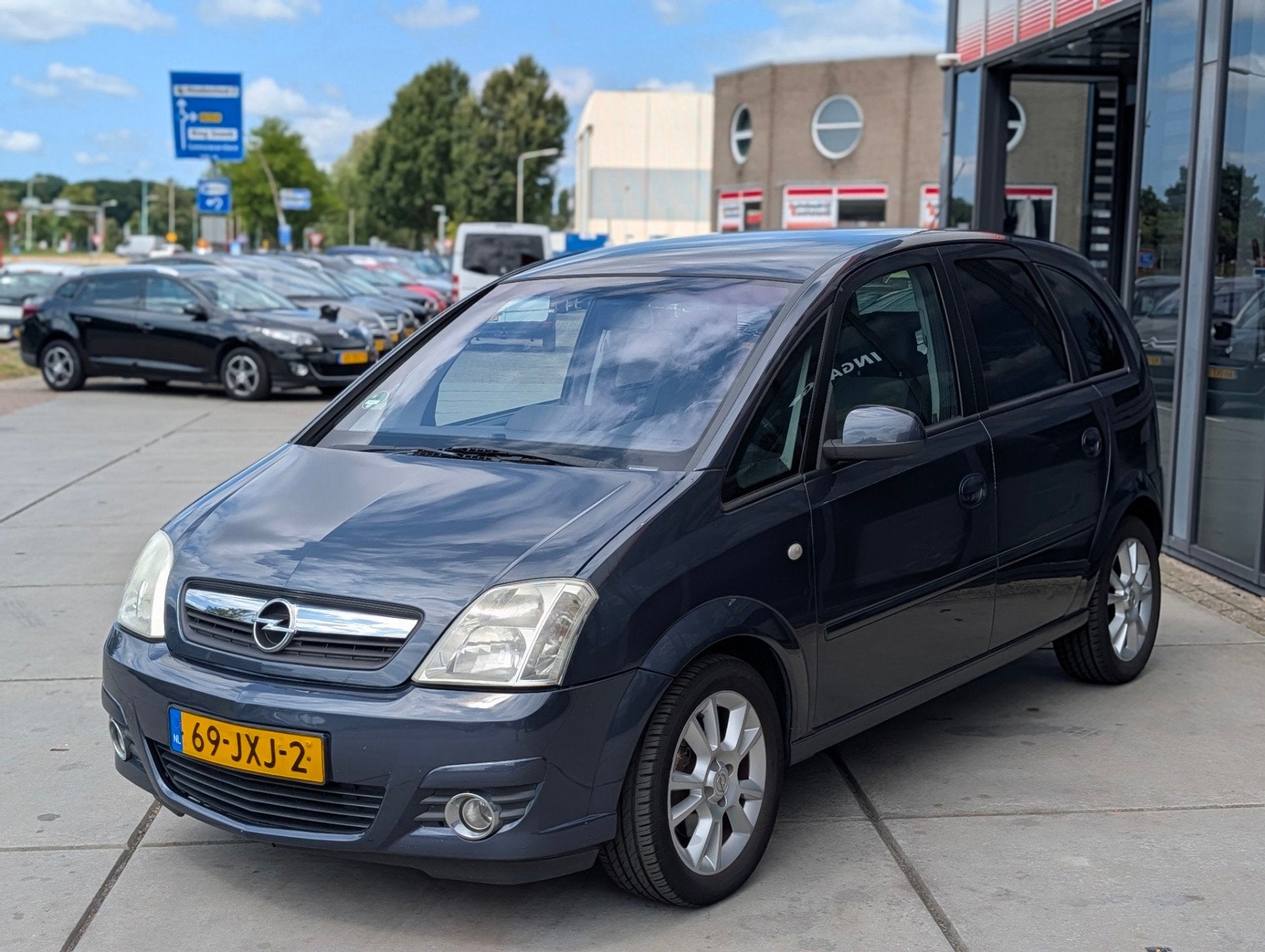 Opel Meriva 1.6-16V Cosmo - Leer - Nieuwe Apk -, Auto's, Voorwielaandrijving, Gebruikt, Zwart, 4 cilinders
