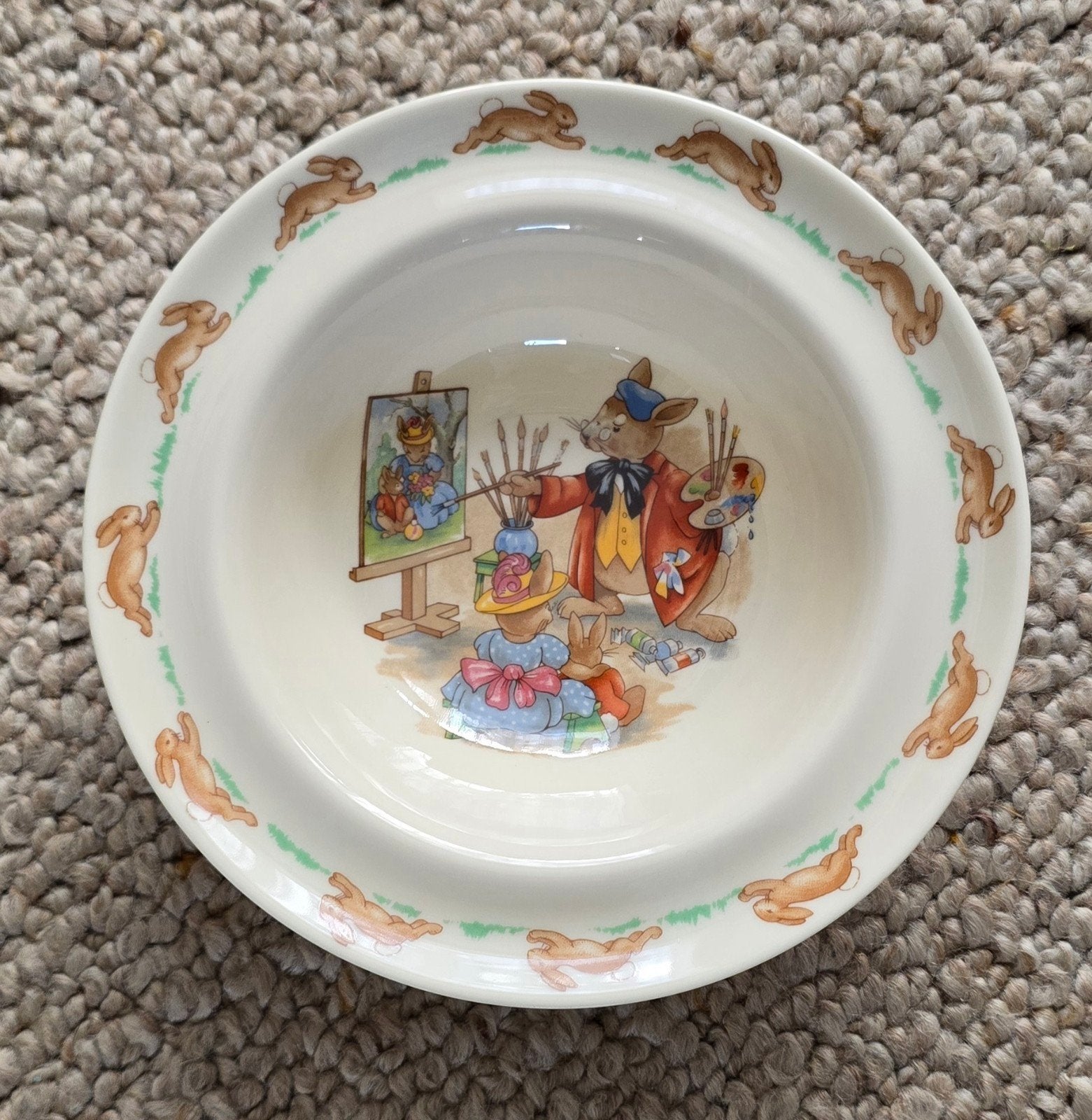 Royal Doulton Bunnykins kinderbord - Zo goed als nieuw, Ophalen of Verzenden, Zo goed als nieuw, Porselein, Bord(en)