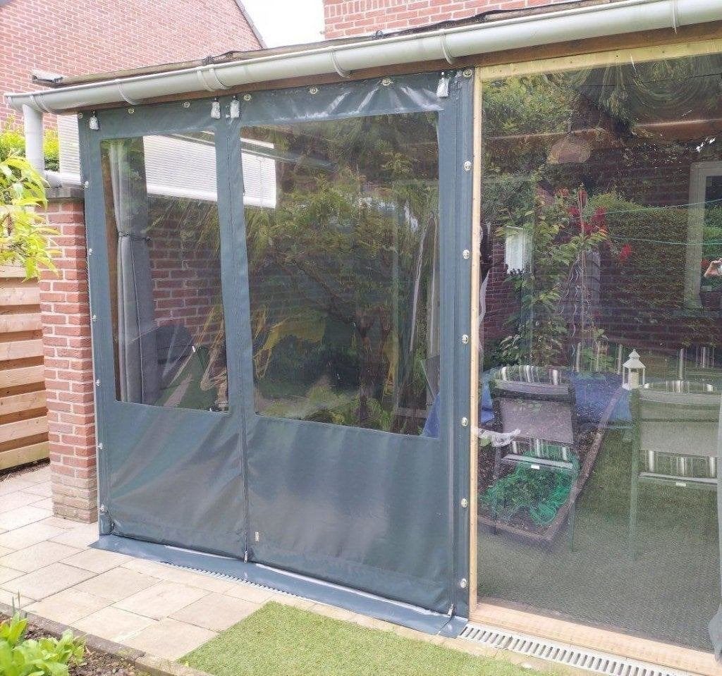 Verandazeil op maat, eigen zeilmakerij, Ophalen, Kunststof, Nieuw, 200 cm of meer