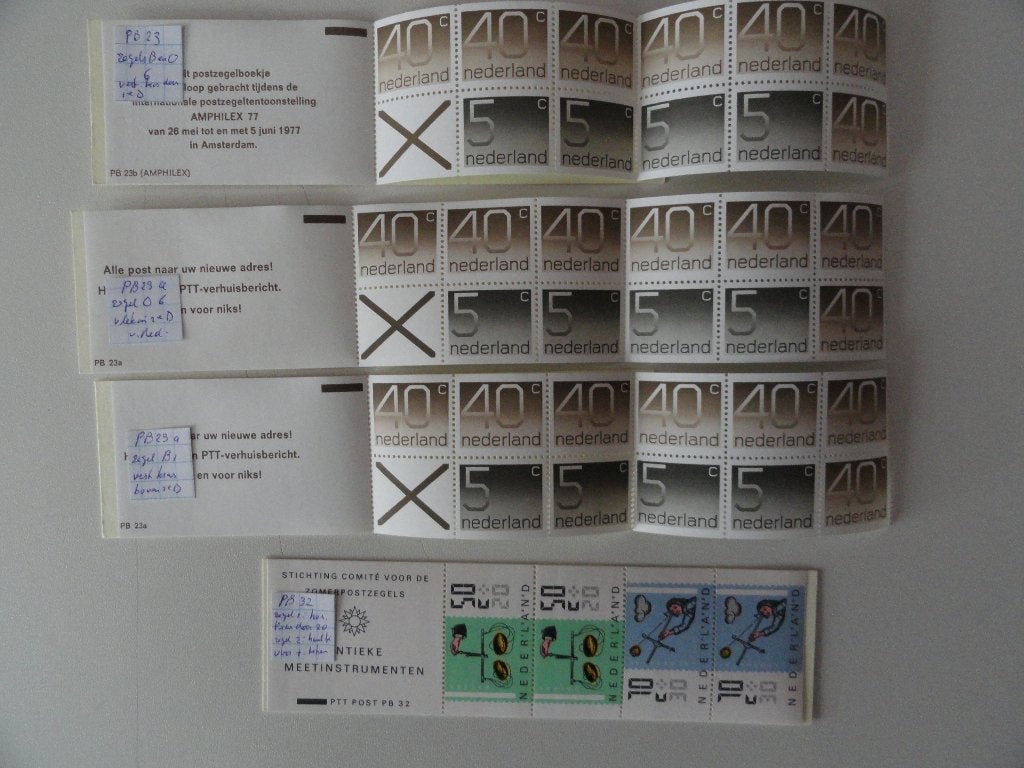 K450 plaatfouten ( op combinaties en postzegelboekjes), Ophalen of Verzenden