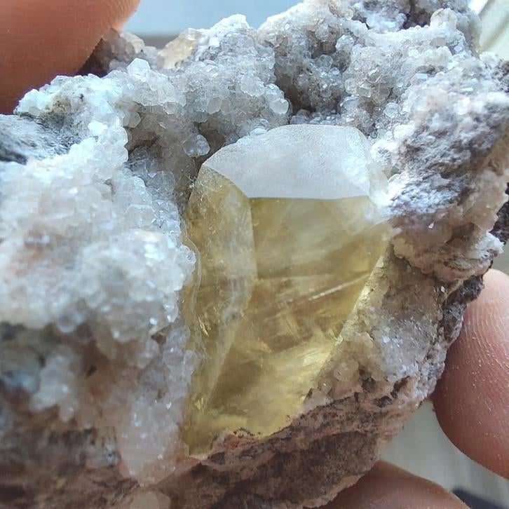 Grote collectie kristallen: Calciet, Kwarts, Pyriet, Ophalen of Verzenden, Mineraal