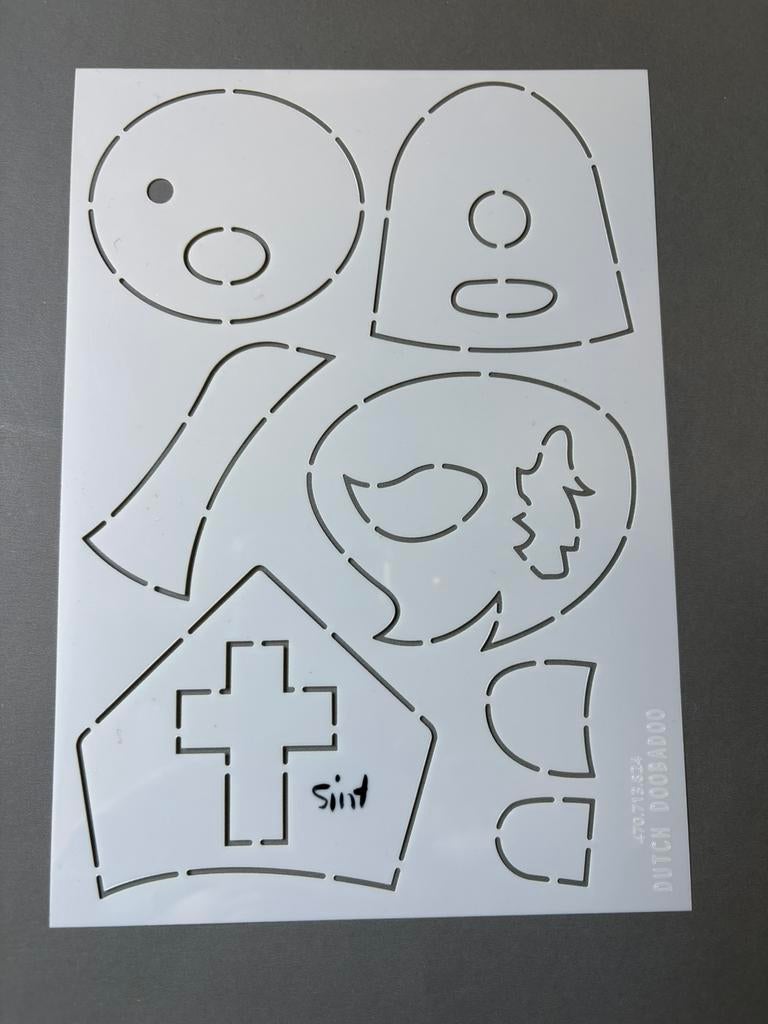Ddbd tekenmal / stencil 104 sinterklaas, Ophalen of Verzenden, Zo goed als nieuw, Overige thema's, Pons of Mal