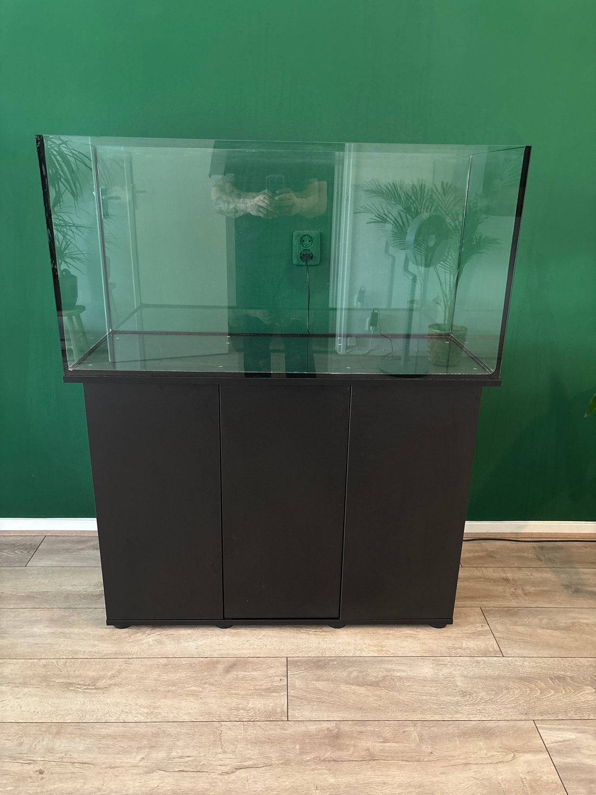 Aquarium met kast, Ophalen, Zo goed als nieuw, Leeg aquarium
