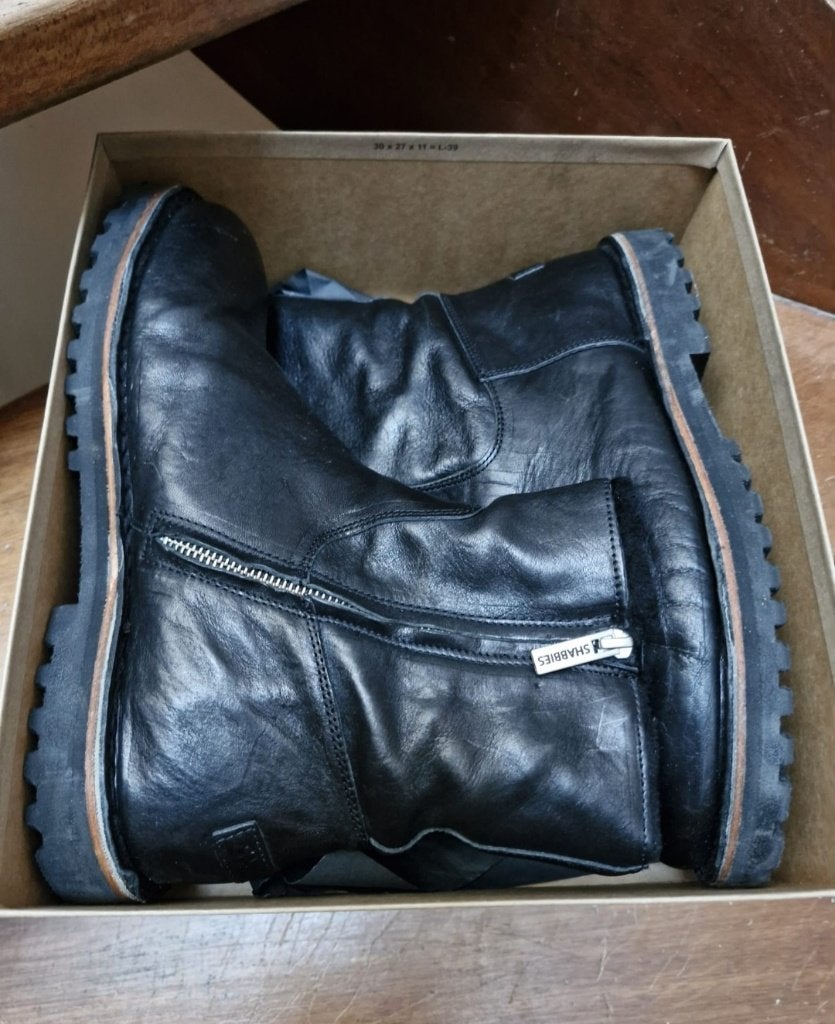 Zwarte Shabbies winterboots mt 42, Shabbies, Zwart, Lage of Enkellaarzen, Ophalen of Verzenden