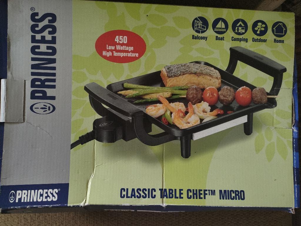 Classic Table Chef micro Princess nieuw, Ophalen, Nieuw, Tafelgrill