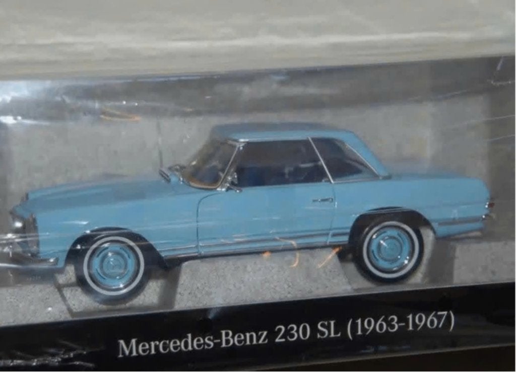 1:18 MERCEDES SL PAGODE horizon blue Norev dealer editie WRH, Hobby en Vrije tijd, Modelauto's | 1:18, Verzenden, Zo goed als nieuw