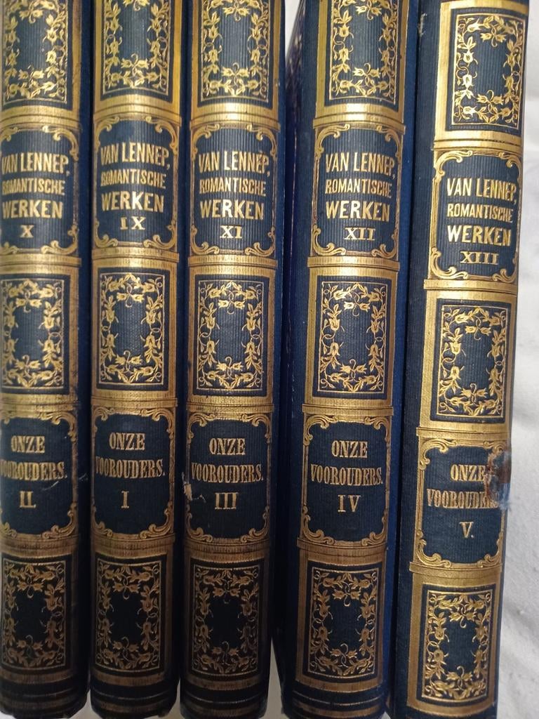 Van Lennep 'Romantische Werken' 1860!!, Ophalen of Verzenden, Jacob van Lennep