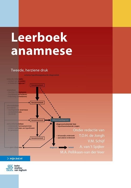 Leerboek anamnese, Boeken, Ophalen of Verzenden, Beta, Zo goed als nieuw, HBO