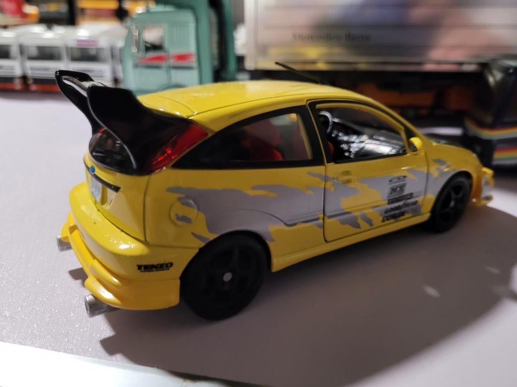 Ford focus rally, Burago, Ophalen of Verzenden, Zo goed als nieuw, Bburago