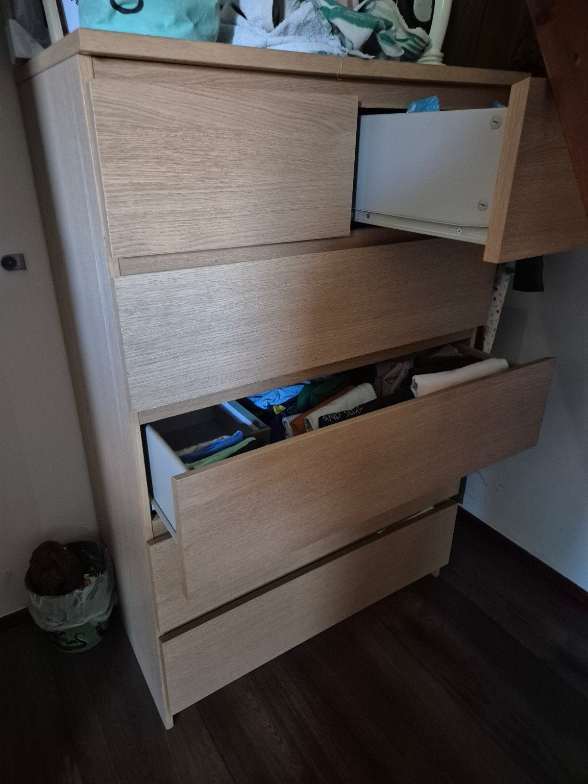IKEA Malm ladekast - 6 laden, Huis en Inrichting, Kasten | Ladekasten, Ophalen, Gebruikt, 5 laden of meer, 100 tot 150 cm