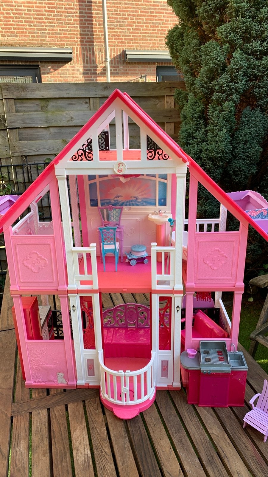 Vintage Mattel Barbie huis - Ophalen, Ophalen, Gebruikt, Poppenhuis