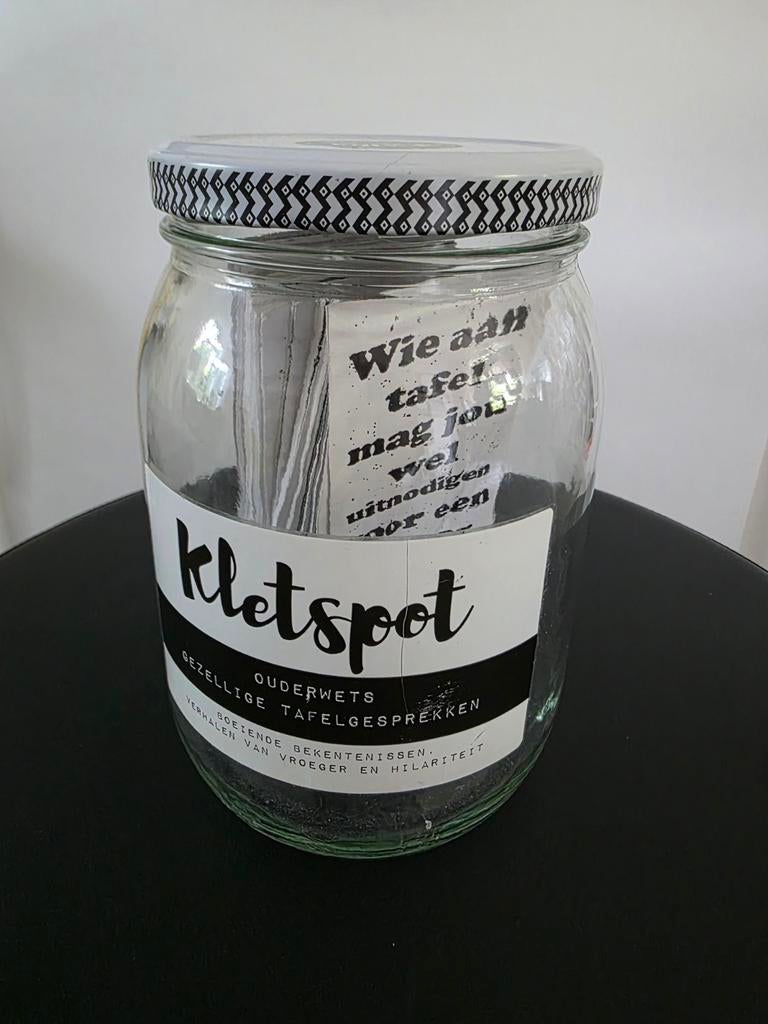 Kletspot voor gezellige tafelgesprekken spel, Ophalen of Verzenden