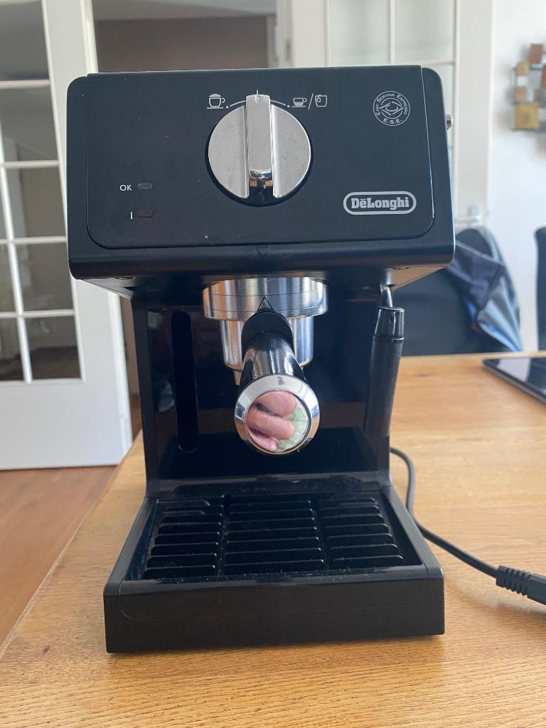 De longhi ECP31.21 pistonmachine zwart, Espresso apparaat, 10 kopjes of meer, Gemalen koffie, Ophalen of Verzenden