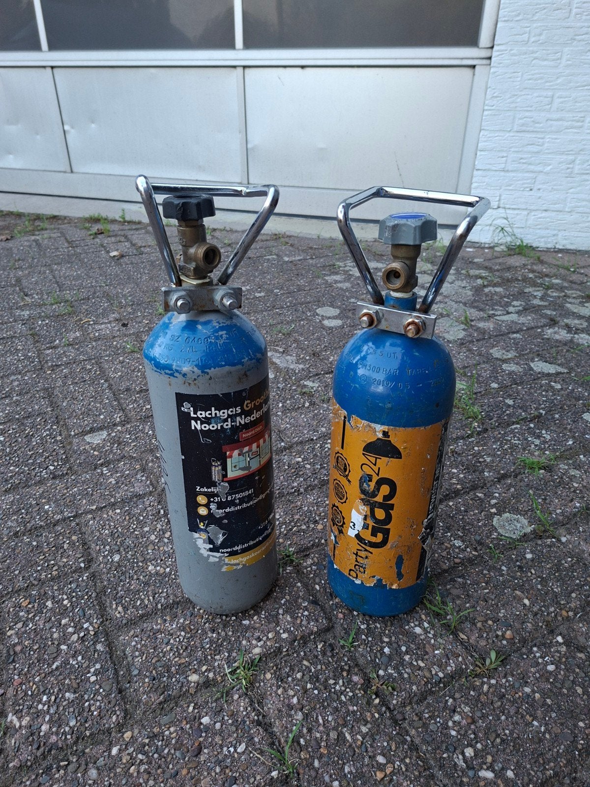 Co2 cilinders 2 kilo, Ophalen
