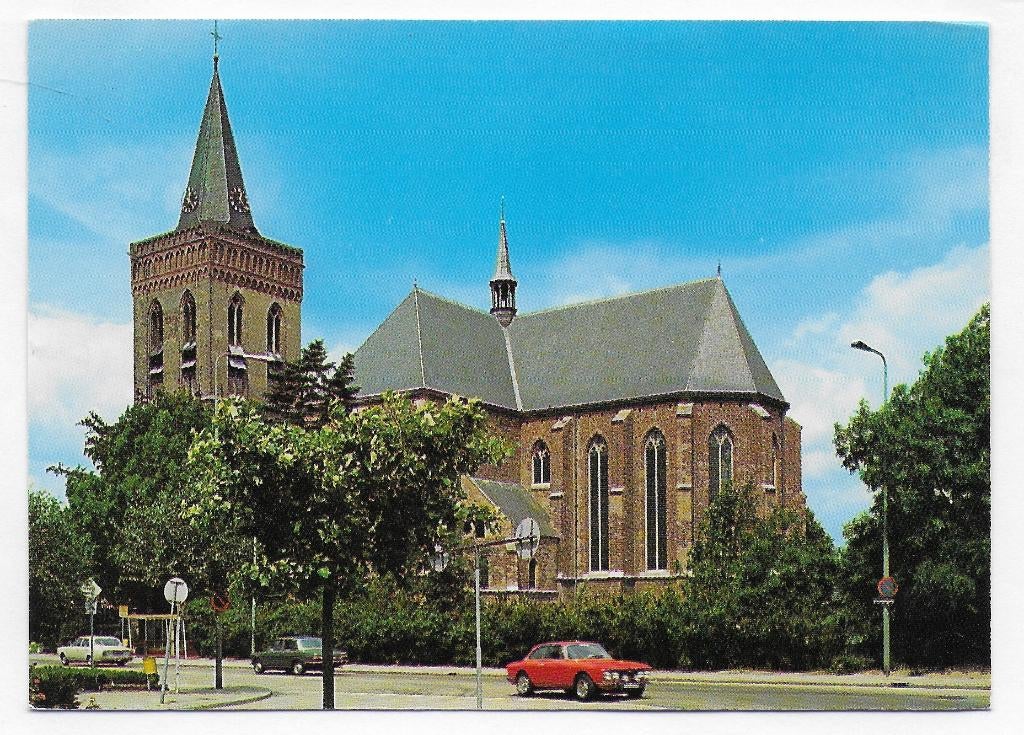 Ede Kerk ongelopen Ansichtkaart (B2733, Ophalen of Verzenden, 1980 tot heden, Ongelopen, Gelderland