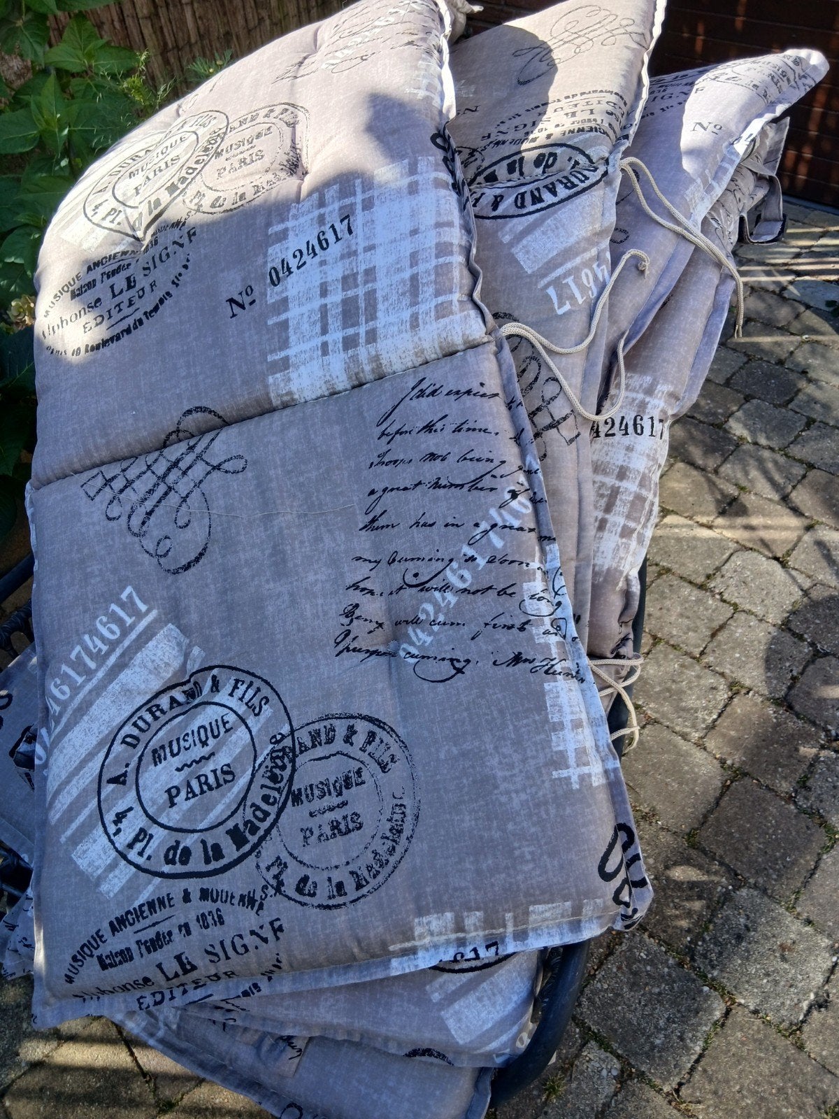 tuinstoel kussens, Tuin en Terras, Tuinstoelen, Ophalen, Zo goed als nieuw