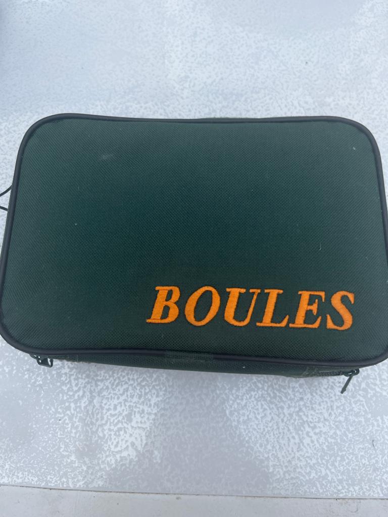 Boules set in handige draagtas, Sport en Fitness, Ophalen, Zo goed als nieuw