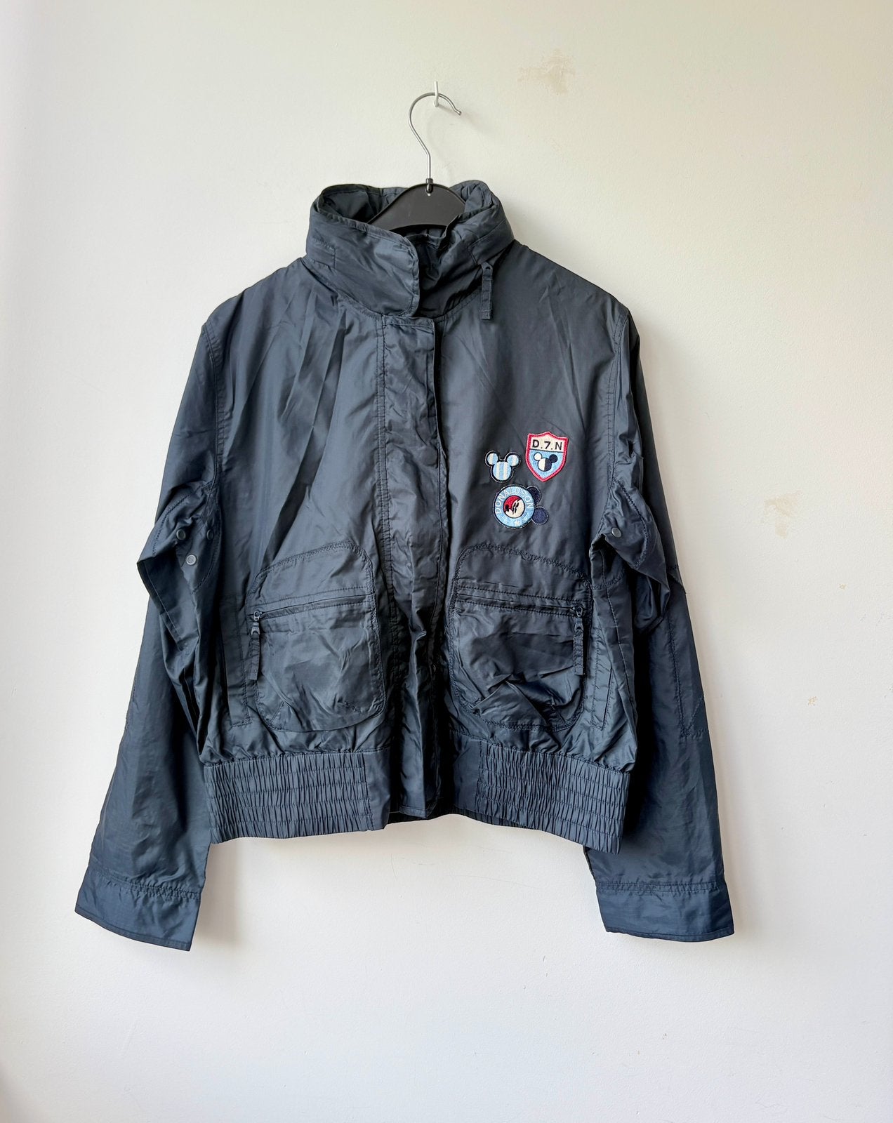 Donaldson donkerblauw regenjack met capuchon mt M/L, Maat 38/40 (M), Blauw, Donaldson, Ophalen of Verzenden