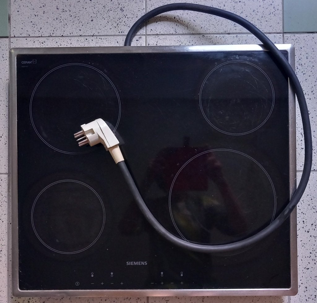 Electrische kookplaat Siemens - inbouw, Huis en Inrichting, Keuken | Keukenelementen, Ophalen, Gebruikt, 50 tot 100 cm, Minder dan 100 cm