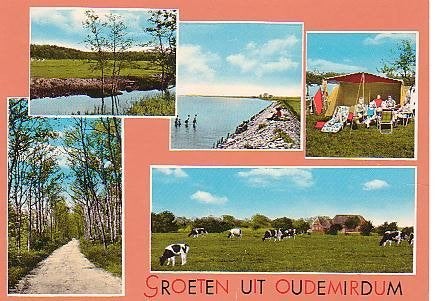 Ansichtkaart 	Oudemirdum	5-luik, Verzenden, 1980 tot heden, Ongelopen, Friesland