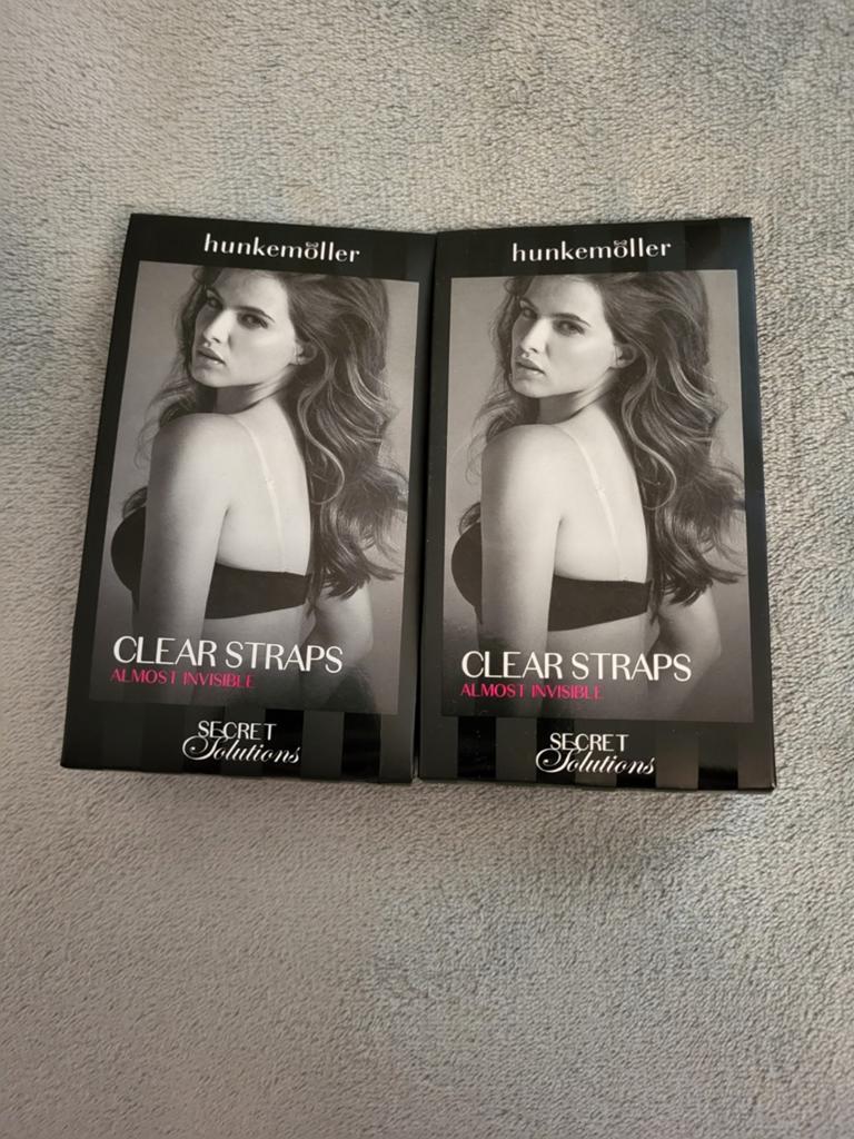 Hunkemöller 2x setje doorzichtige BH bandjes, Hunkemöller, Verzenden, Overige typen