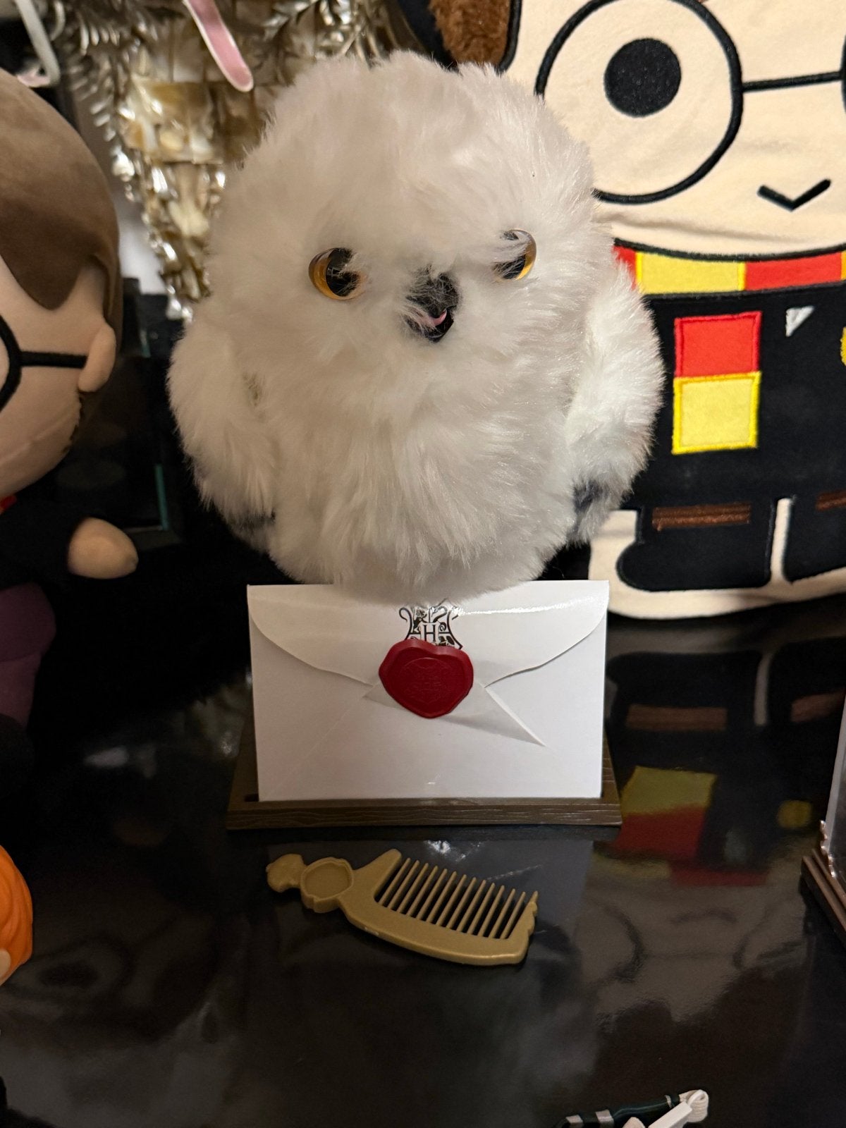 Harry Potter Hedwig beweegt en maakt geluid, Ophalen of Verzenden, Zo goed als nieuw, Jongen of Meisje