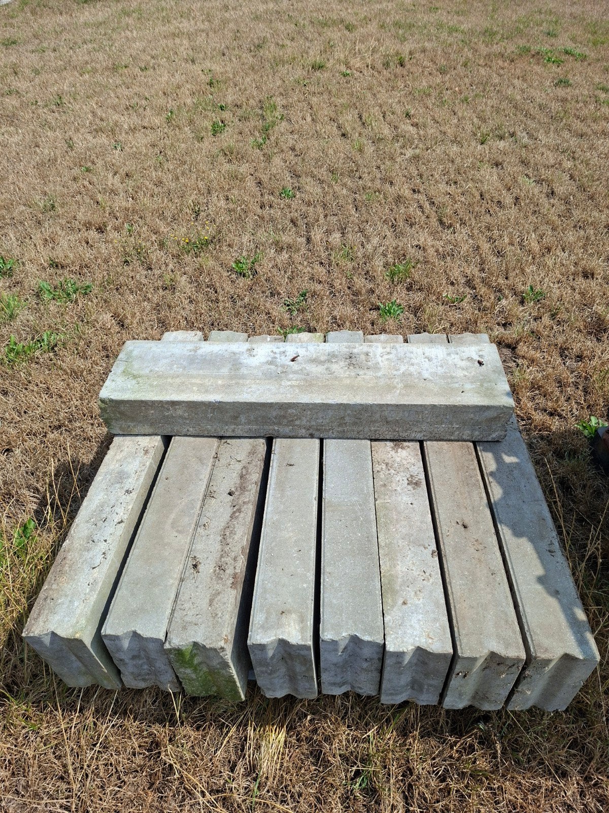 betonbanden, Gebruikt, 100 tot 200 cm, Ophalen of Verzenden, Minder dan 25 cm