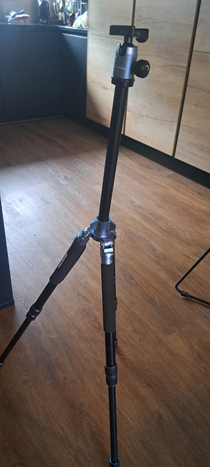 Te koop: statief Cullmann Mundo 525 M, blauw met opbergtasje, Ophalen of Verzenden, Driepoot