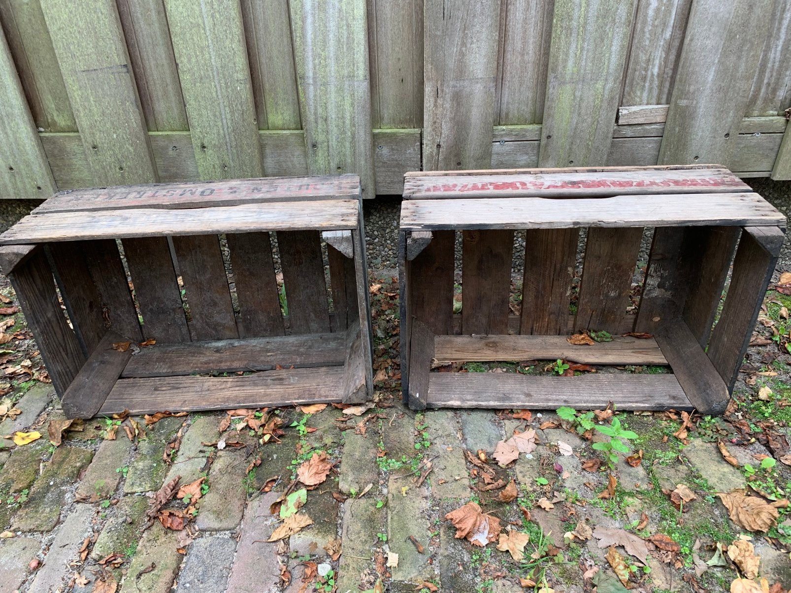 2 fruitkisten, Ophalen, Zo goed als nieuw, Hout, Overige typen