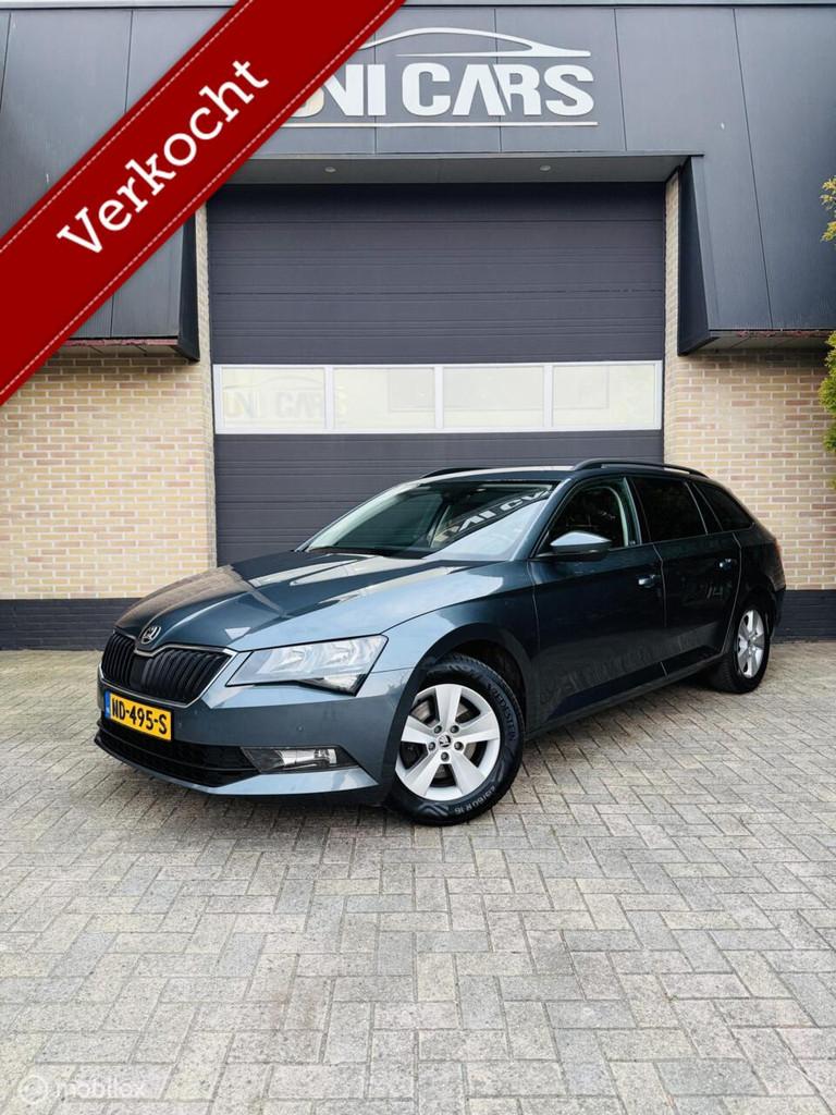Skoda Superb Combi 1.6 TDI Active Business|Navi|leer|2017, Parkeersensor, Gebruikt, Euro 6, 4 cilinders