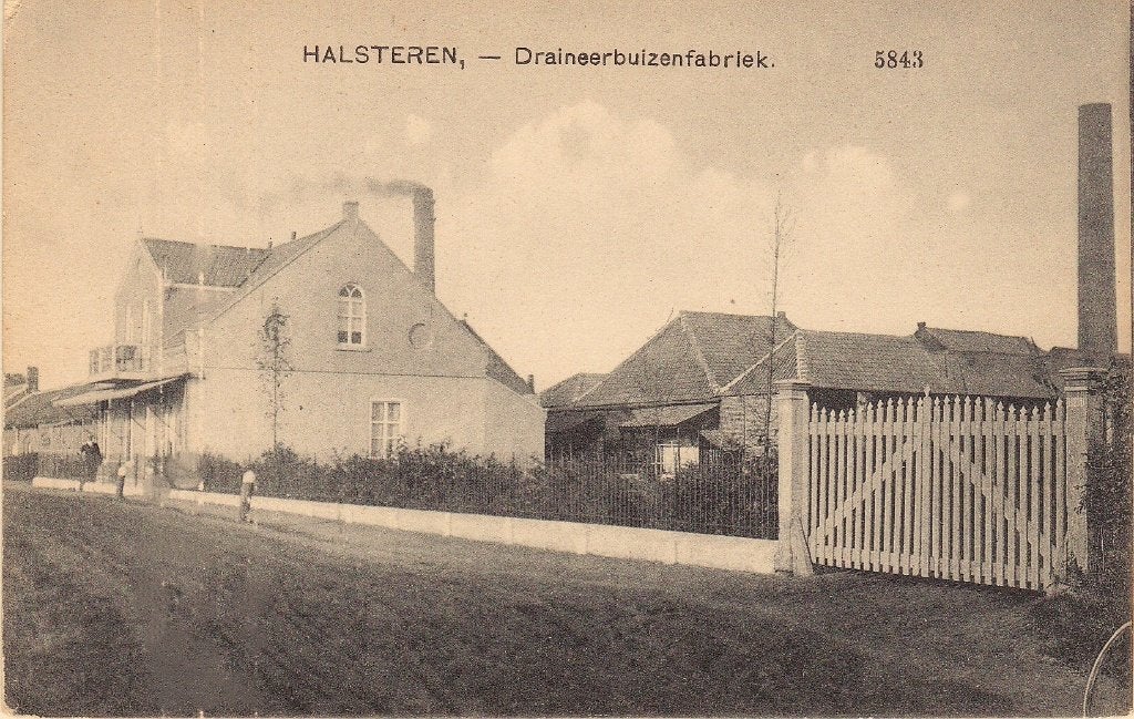 HALSTEREN   DRAINEERBUIZENFABRIEK, Ophalen of Verzenden, Voor 1920, Noord-Brabant