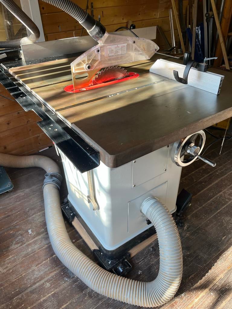 MW Tech Harvey Tafelzaag met Afzuiging - Krachtig & Compleet, Ophalen, Gebruikt, Overige typen, 30 tot 70 mm